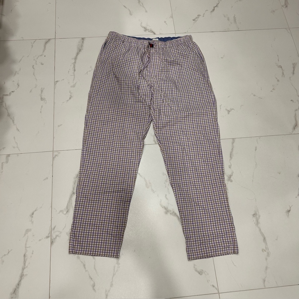 johnnie-O Men’s Rylen Pajama Pant Grape Size Large Excellent Condition - Picture 2 of 7